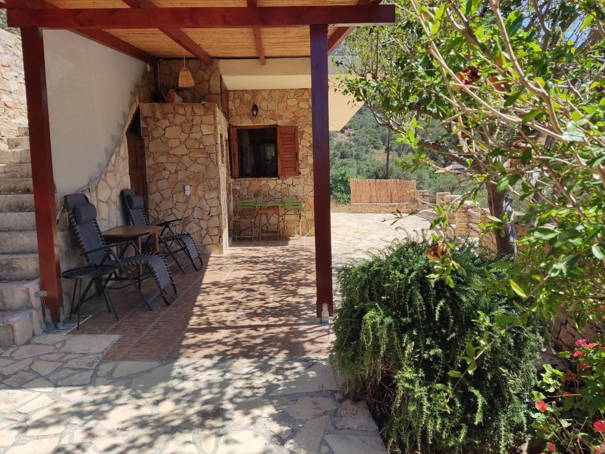 Stone House Villa Triopetra Bagian luar foto
